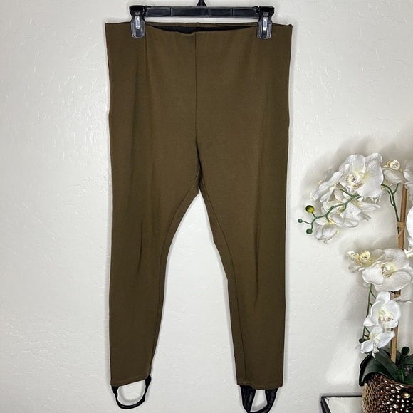 Free People Ponte Knit Stirrup Leggings M - Picture 3 of 11